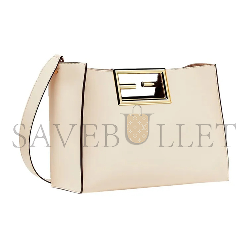 FENDI VITELLO KING MEDIUM FENDI WAY TOTE CAMELIA 8BH391AAIWF0VWM (40*29*17cm)